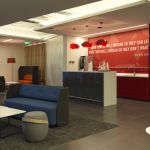 Seco Tools Sweden lounge lighting