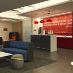 Seco Tools Sweden lounge lighting