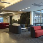 Seco Tools Sweden lounge lighting design