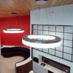Swinhay House hanging circle lights